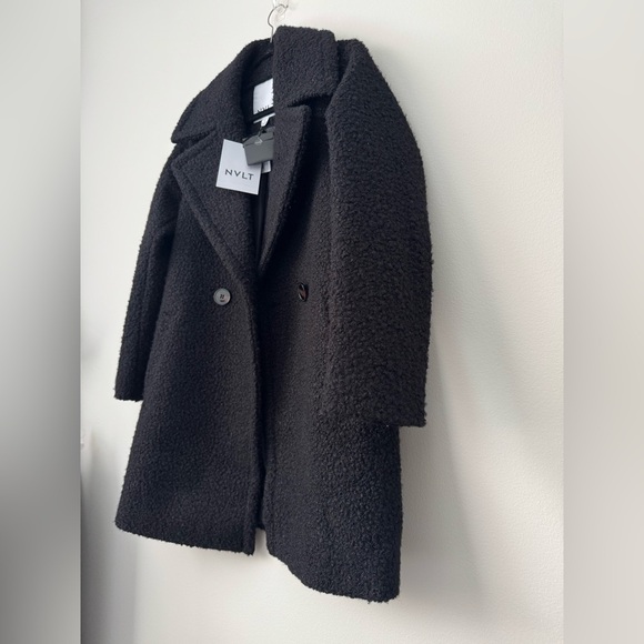 $260 NVLT Anthropologie Flat Bouclé Overcoat (new with tag) - Picture 9 of 14